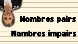 Comprendre les nombres pairs et impairs [upl. by Rohn]