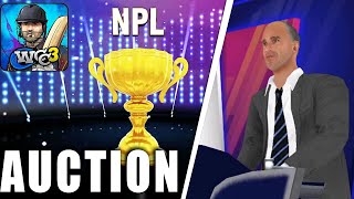 Live WCC 3 NPL Auction New series starts World Cricket Championship 3 [upl. by Ettennor710]