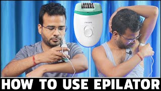 How to use Epilator without pain  Philips BRE245 Review [upl. by Minerva]