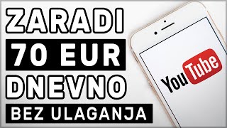 Pasivna YouTube Zarada  70 Eura Dnevno [upl. by Ariaek]