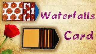 WATERFALL CARD TUTORIAL [upl. by Rosmarin]