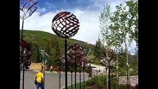 Kinetic Wind Sculptures  Vail Colorado [upl. by Wolram]