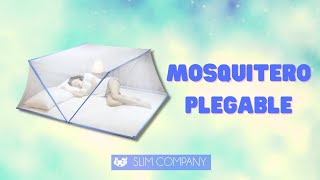 Mosquitero Plegable Para Cama de 67 X 124 Cm con Forma de Tienda de Campaña │ Slim Company [upl. by Fantasia305]