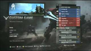 Halo Reach Final Boss vs The GodSquad  Online Scrim [upl. by Sonitnatsnoc]