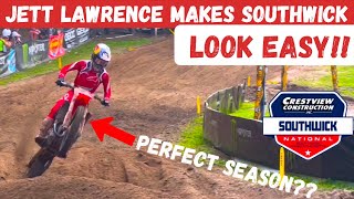 Jett Lawrence Makes Southwick Look EASY [upl. by Enomys]