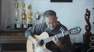 Quelques Notes Pour Anna Arr by 찐교스 jjingyoseu Solo classic guitar by Tunky Sidharta [upl. by Barnett]