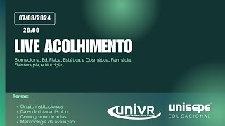 LIVE DE ACOLHIMENTO [upl. by Beck604]