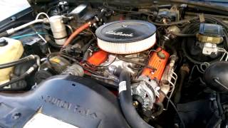 Chevy 305 with a little cam New Holley tbi intake [upl. by Oiragelo]