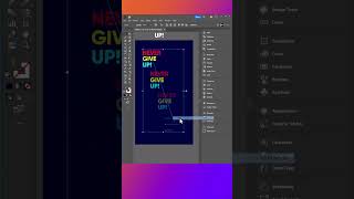 Simple trick for stunning shadow effect in Adobe Illustrator graphicdesign tutorials [upl. by Akinorev580]