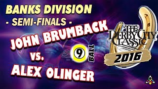 CRAZY BANKS John BRUMBACK vs Alex OLINGER  2016 DERBY CITY CLASSIC BANKS DIVISION [upl. by Anirual]