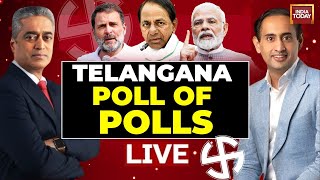 Telangana Exit Poll 2023 LIVE Update Opinion Poll For Telangana Election  Hyderabad News LIVE [upl. by Adiaj684]