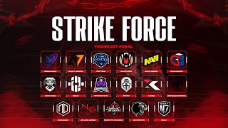 STRIKE FORCE TOURNAMENT FINAL  PUBG MOBILE  KALAMBOOR [upl. by Eityak940]