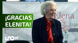 Agradece Elena Poniatowska premio Carlos Fuentes 2023 [upl. by Saint917]