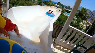 Rafting Slide at WaterHill WaterPark Antalya Turkey Türkiye [upl. by Brook]