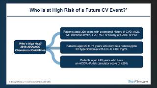 Addressing Unmet Needs Among HighRisk Patients With ASCVD With Novel LipidLowering Therapies [upl. by Hough]