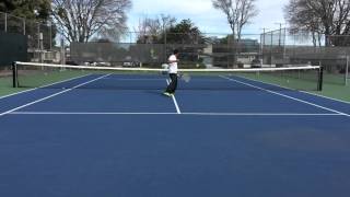 Tennis Volley Drills using Spinfire Pro 2 tennis ball machine [upl. by Zuckerman]