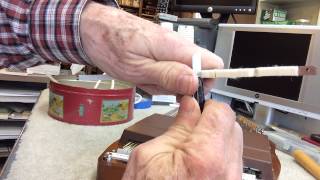 ReFelting a autoharp chord bar [upl. by Bueschel]