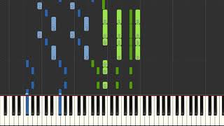 25 Pop Songs Piano Medley 2017 Synthesia [upl. by Nadiya]