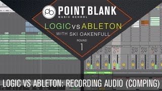 Logic VS Ableton Recording Audio Comping [upl. by Otsuj194]