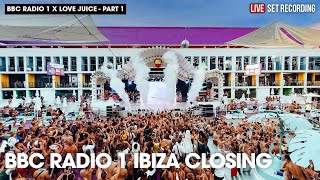 BBC RADIO 1 X LOVEJUICE  Ibiza Closing  Ibiza Rocks  Charlie Hedges  Part One  300723 [upl. by Vladimar]