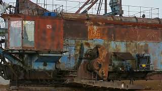 Soviet ЭШ 645 Walking Excavator [upl. by Madeline228]