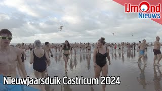 Nieuwjaarsduik Castricum 2024 [upl. by Niddala293]