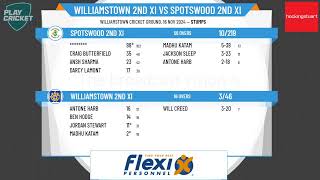 Williamstown 2nd XI v Spotswood 2nd XI [upl. by Danyelle]