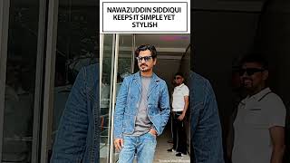 Nawazuddin Siddiqui Keeps it Casual in Chic Denim Look [upl. by Llenart]