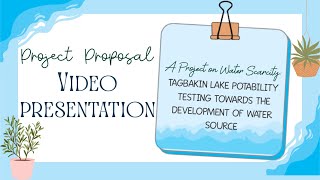 Capstone Project Proposal Video Presentation  STEM Capstone Action Plan Presentation [upl. by Charline]