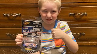 Nascar Authentics Winner Circle Wave RW05 Kyle Larson Richmond Win Diecast Review [upl. by Tilda977]