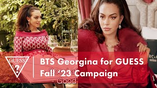 BTS Georgina for GUESS Fall 23 Campaign [upl. by Epillihp]