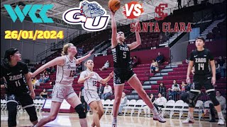 JAN 26 2024GONZAGA VS SANTA CLARA WOMENS BASKETBALLFULL GAME [upl. by Ylliw]