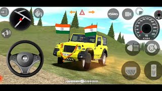 Dollar Song Modified Mahindra Yellow Thar👿  Indian Car Simulator 3D  Android Gameplay Part 3 [upl. by Deyes658]