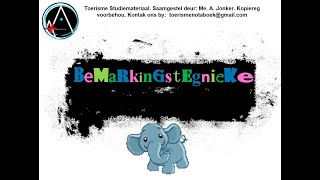 TOERISME GR 11 BEMARKINGSMETODES KWARTAAL 3 [upl. by Dorita]