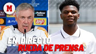 EN DIRECTO I Rueda de prensa de Carlo Ancelotti y Tchouameni previa al partido de Champions en vivo [upl. by Asseniv]