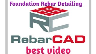 Rebar cad me foundation detailing kaise kare how to use rebar in foundation [upl. by Swetlana861]