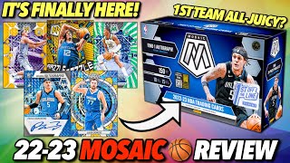 THE NEW MOSAIC 🏀 IS FINALLY HERE 😮🔥 202223 Panini Mosaic Basketball FOTL Hobby Box Review [upl. by Richards]