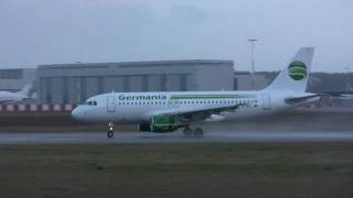 A319 Germania landing in XFW [upl. by Sima322]