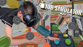 ALLES ZWEEFT   Job Simulator VR met Mods HTC Vive [upl. by Lagiba]