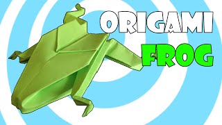 Origami Frog Instructions HD [upl. by Aliehs]