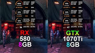 RX 580 8GB vs GTX 1070 Ti  Test in 10 Games Tested in 2023 [upl. by Graff]