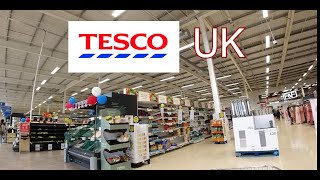 Inside TESCO British Supermarket  Grocery UK Lets Go Shopping  Real Experience [upl. by Greenwald]