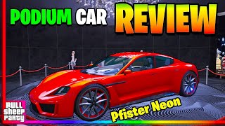 IS IT WORTH IT  The New Neon Podium Car Free Lucky Wheel GTA 5 Online Review amp Customization [upl. by Skipp786]