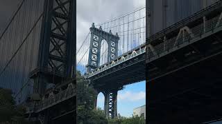 NYC Subway passing through Manhattan Bridge in New York City [upl. by Anelrats]