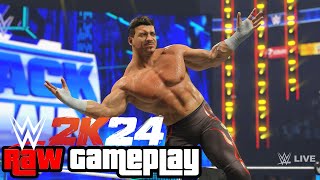 XSX WWE 2K24 Raw Gameplay P30 MyFaction Weekly Towers 1080p [upl. by Ylus]