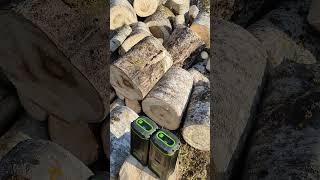 Greenworks 82v woodworking wood the amount of work with two 8 ah batteries [upl. by Refinnaej965]