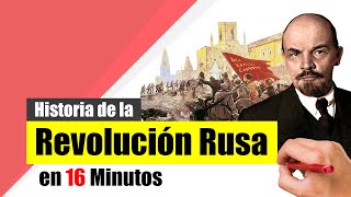 Historia de la REVOLUCIÓN RUSA  Resumen  Causas desarrollo y consecuencias [upl. by Nimoynib]