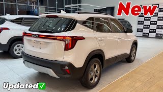 KIA SELTOS 2024 New Updated Model  SELTOS HTK 2024 White Colour Review [upl. by Geithner]