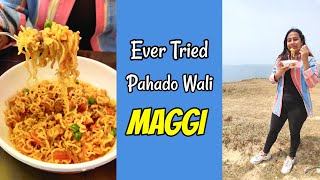 Pahado wali Maggi is Magical 🍜🏞️ shorts maggi pahadowalimaggi mountain bestfood [upl. by Nobie]