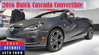 2016 Buick Cascada Convertible  2015 Detroit Auto Show Live Photos [upl. by Dukie]